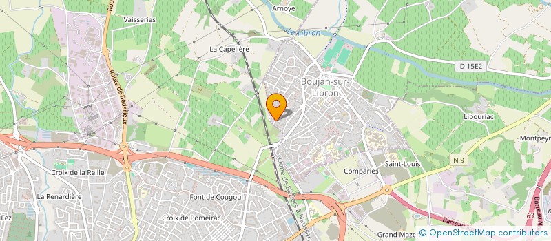 localisation de l'entreprise MONSIEUR ALPHONSE CAMPOS à BOUJAN-SUR-LIBRON