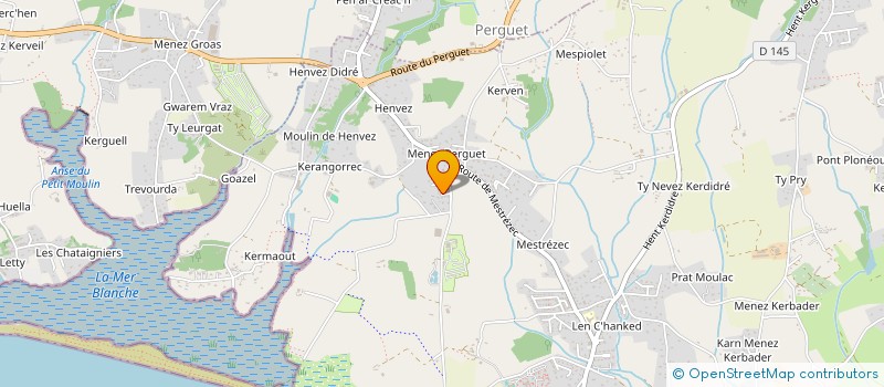 localisation de l'entreprise MONSIEUR ALPHONSE CARLIER  FOUESNANT