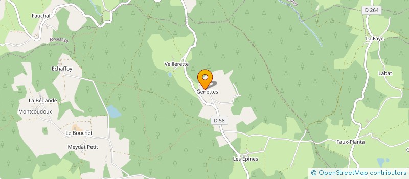 localisation de l'entreprise MONSIEUR ALPHONSE CHALAFFRE  USSON