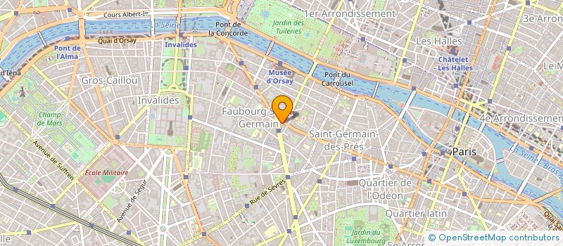 localisation de l'entreprise MONSIEUR ALPHONSE COLLIN  PARIS