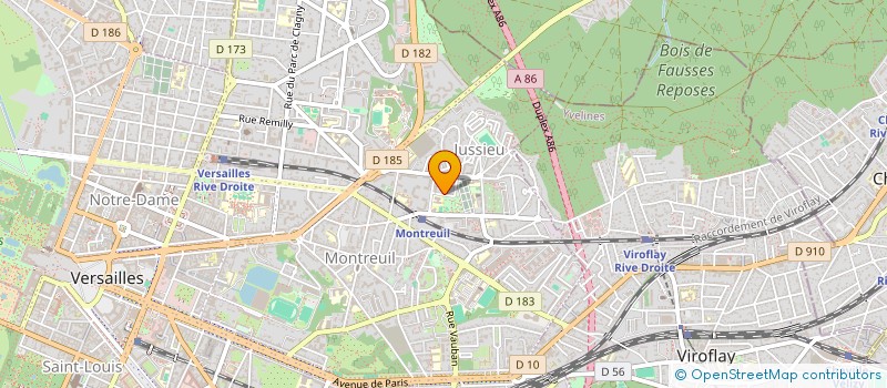 localisation de l'entreprise MONSIEUR ALPHONSE DESFONTAINES à VERSAILLES