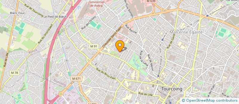 localisation de l'entreprise MONSIEUR ALPHONSE DIBERT  TOURCOING