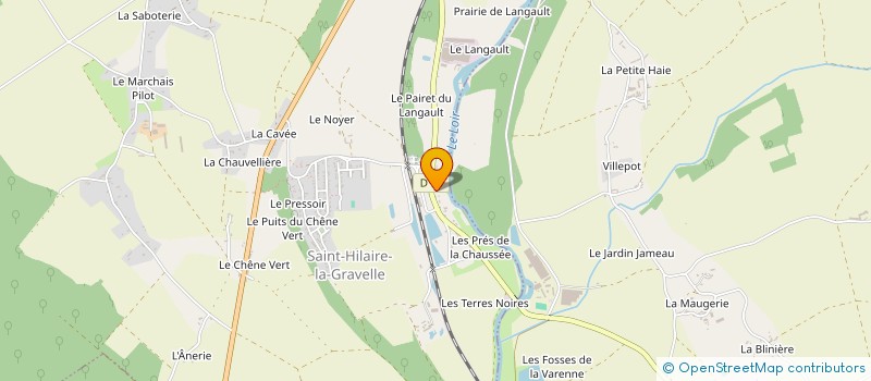 localisation de l'entreprise MONSIEUR ALPHONSE DIEHL  SAINT-HILAIRE-LA-GRAVELLE