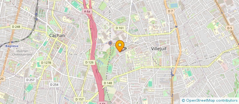 localisation de l'entreprise MONSIEUR ALPHONSE FOUDA MELE  VILLEJUIF