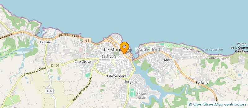localisation de l'entreprise MONSIEUR ALPHONSE GALLERON à LE MOULE
