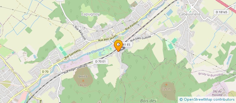 localisation de l'entreprise MONSIEUR ALPHONSE GARDYN  LAPUGNOY