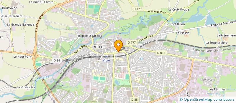 localisation de l'entreprise MONSIEUR ALPHONSE GEORGEAULT  VITRE