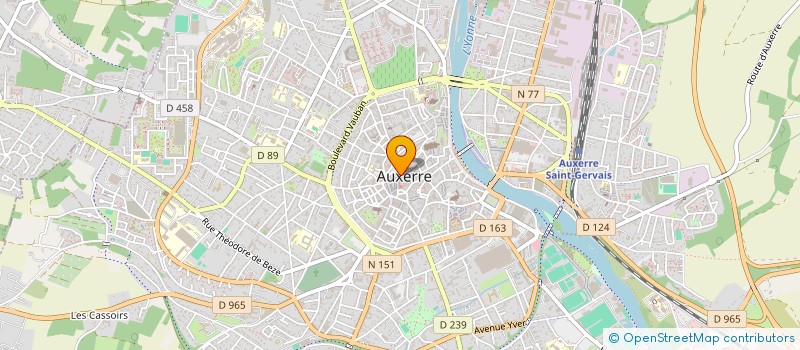 localisation de l'entreprise MONSIEUR ALPHONSE GIMENEZ à AUXERRE