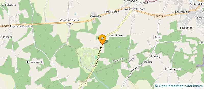 localisation de l'entreprise MONSIEUR ALPHONSE IYAMUREMYE à PONT-AVEN