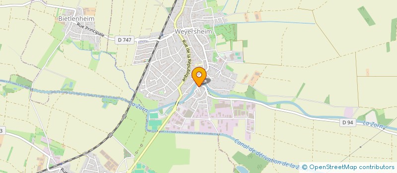 localisation de l'entreprise MONSIEUR ALPHONSE JUND  WEYERSHEIM