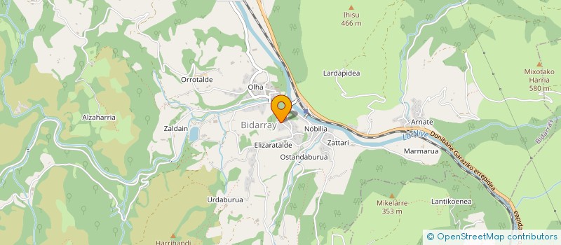 localisation de l'entreprise MONSIEUR ALPHONSE LAUGIER  IRISSARRY