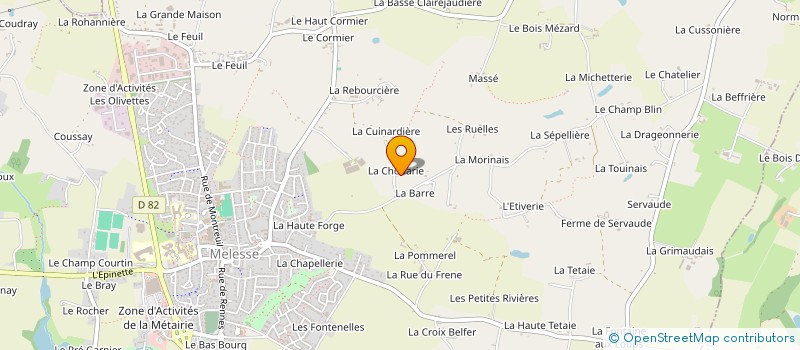 localisation de l'entreprise MONSIEUR ALPHONSE LEBRET  MELESSE