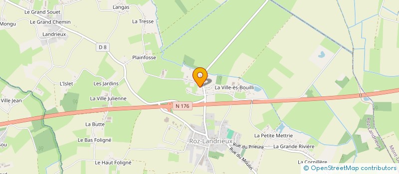 localisation de l'entreprise MONSIEUR ALPHONSE MAINSARD à ROZ-LANDRIEUX