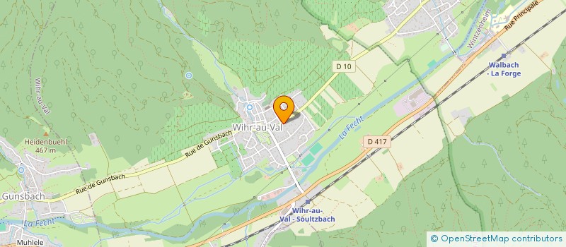 localisation de l'entreprise MONSIEUR ALPHONSE MEYER  WIHR-AU-VAL