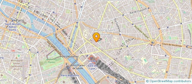 localisation de l'entreprise MONSIEUR ALPHONSE MINGUEZ  PARIS