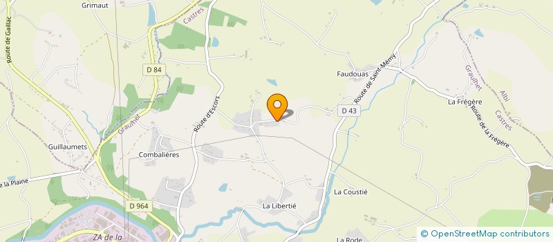 localisation de l'entreprise MONSIEUR ALPHONSE MONTALBAN  GRAULHET