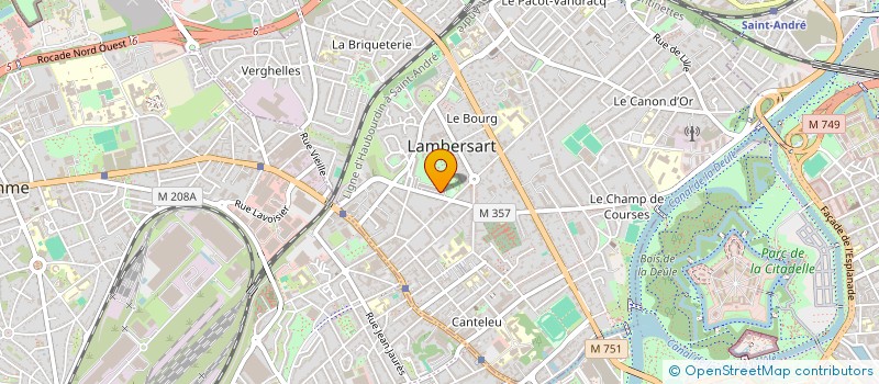 localisation de l'entreprise MONSIEUR ALPHONSE MULLER à LAMBERSART