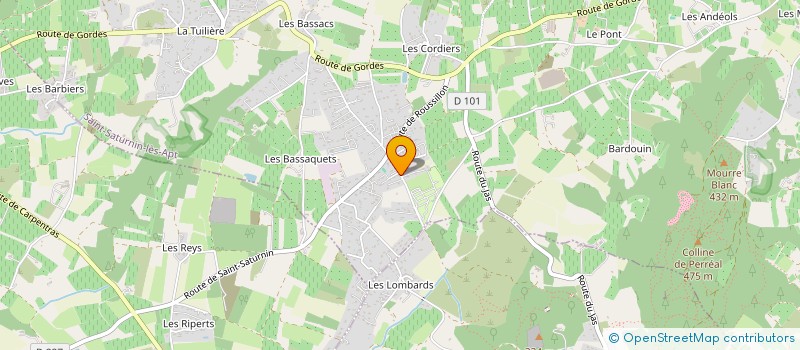 localisation de l'entreprise MONSIEUR ALPHONSE PASTOR  SAINT-SATURNIN-LES-APT