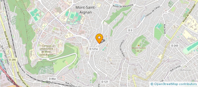 localisation de l'entreprise MONSIEUR ALPHONSE PELOY  MONT-SAINT-AIGNAN