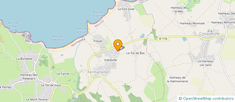 localisation de l'entreprise MONSIEUR ALPHONSE PRUGNIER à FERMANVILLE