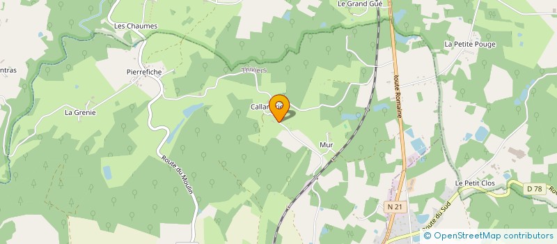 localisation de l'entreprise MONSIEUR ALPHONSE RANOUIL  THIVIERS