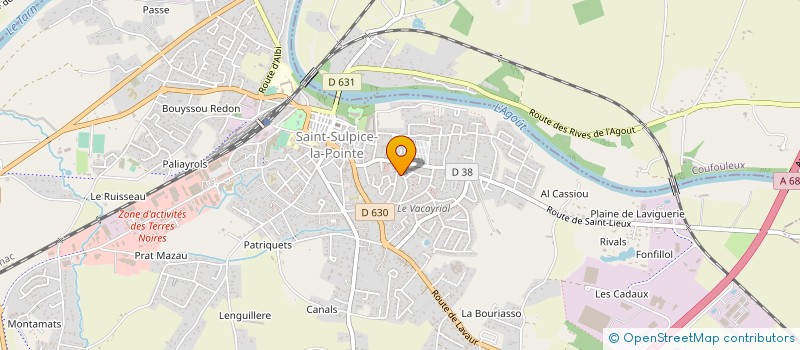 localisation de l'entreprise MONSIEUR ALPHONSE REYNET à SAINT-SULPICE-LA-POINTE