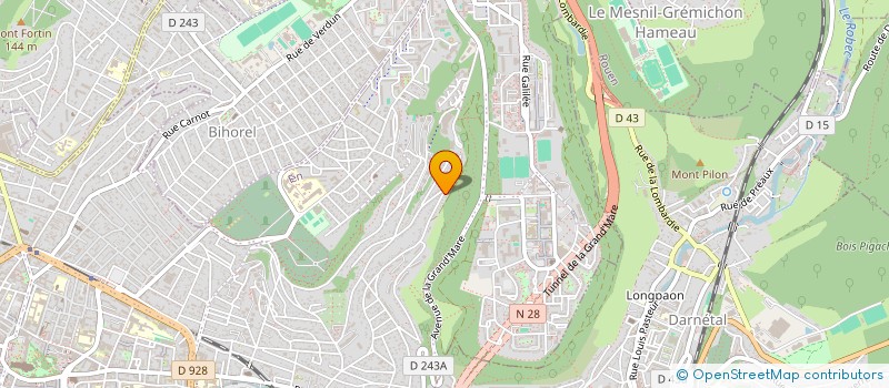 localisation de l'entreprise MONSIEUR ALPHONSE ROQUE à ROUEN