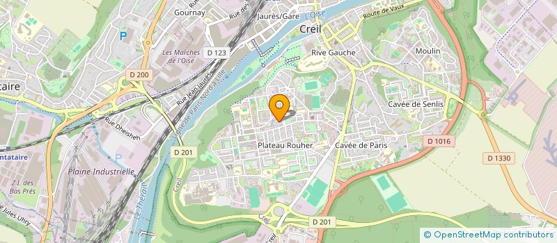 localisation de l'entreprise MONSIEUR ALPHONSE-SADISH AROUL  CREIL