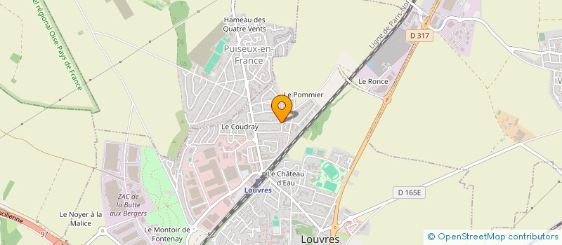localisation de l'entreprise MONSIEUR ALPHONSE SAFFAR à LOUVRES