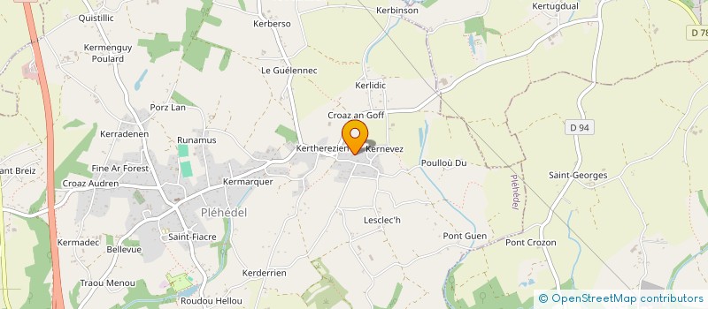 localisation de l'entreprise MONSIEUR ALPHONSE SALAUN  PLUDUAL