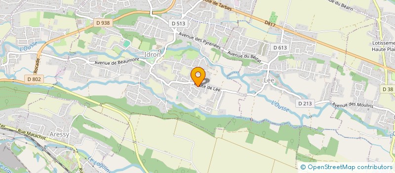 localisation de l'entreprise MONSIEUR ALPHONSE SANSON  BIZANOS