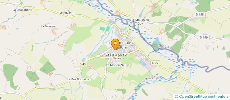 localisation de l'entreprise MONSIEUR ALPHONSE SOURISSEAU  SEVREMONT