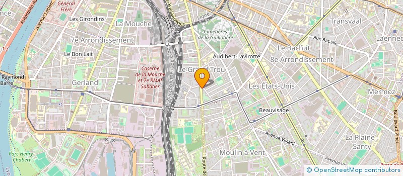 localisation de l'entreprise MONSIEUR ALPHONSE TRAORE  LYON