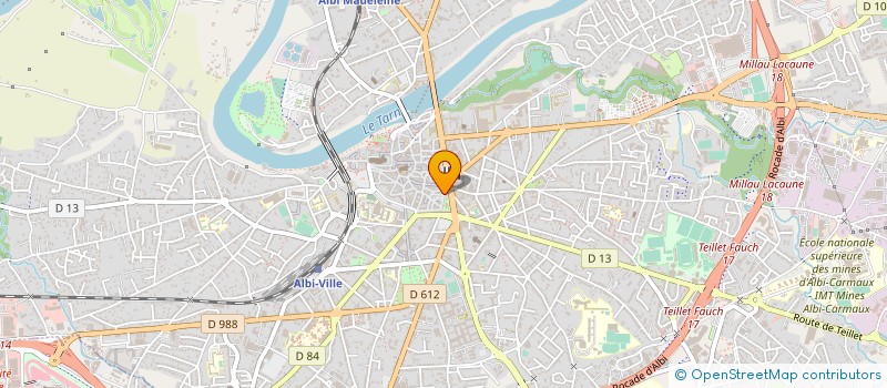 localisation de l'entreprise MONSIEUR ALPHONSE USED à ALBI