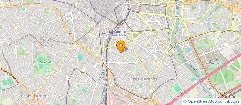 localisation de l'entreprise MONSIEUR ALPHONSE VERMOREL à MONTPELLIER
