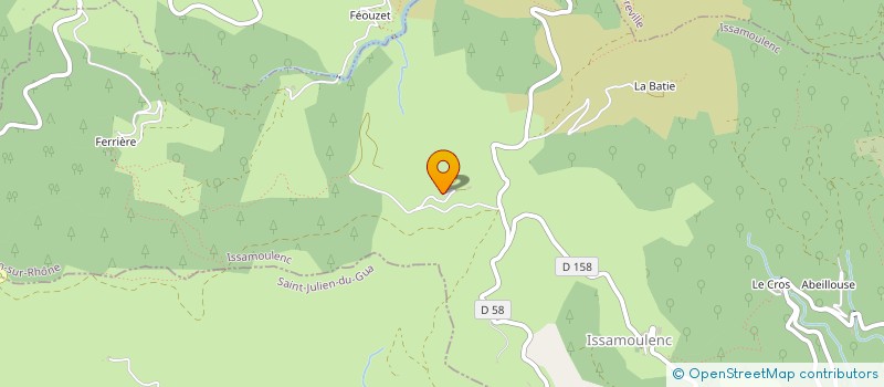 localisation de l'entreprise MONSIEUR ALPHONSE VIALLE  ISSAMOULENC