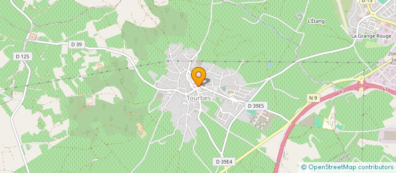 localisation de l'entreprise MONSIEUR ALPHONSO ROMERO FERNANDEZ  TOURBES