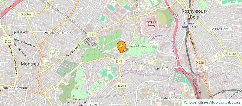 localisation de l'entreprise MONSIEUR ALPHOUSSENY DAFF à MONTREUIL