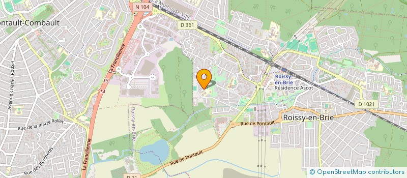 localisation de l'entreprise MONSIEUR ALPHOUSSEYNE MANGA  ROISSY EN BRIE