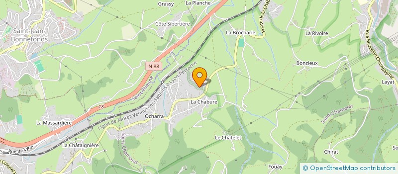 localisation de l'entreprise MONSIEUR ALRIC ABALLACHE à SAINT-CHAMOND