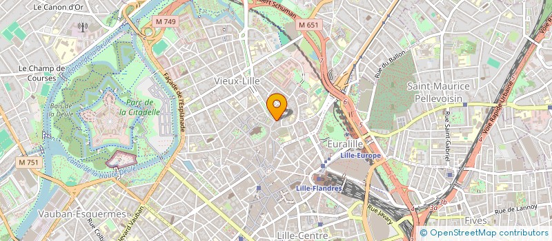 localisation de l'entreprise MONSIEUR ALRIC FAFOURNOUX à LILLE