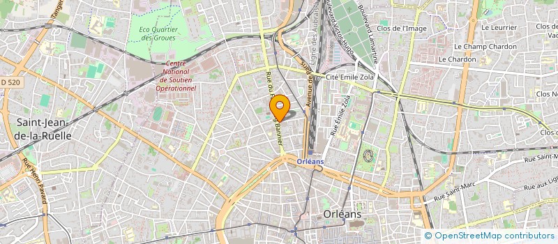 localisation de l'entreprise MONSIEUR ALRICK BAUDRIER  ORLEANS