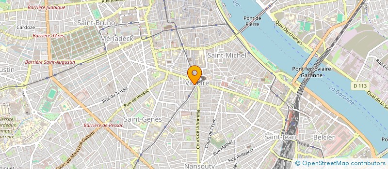 localisation de l'entreprise MONSIEUR ALRICK METRAL  BORDEAUX