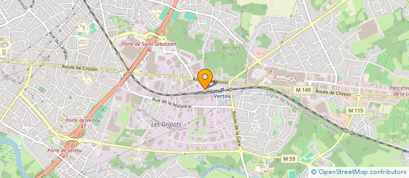 localisation de l'entreprise MONSIEUR ALSADIG FAISAL ALSADIG  VERTOU