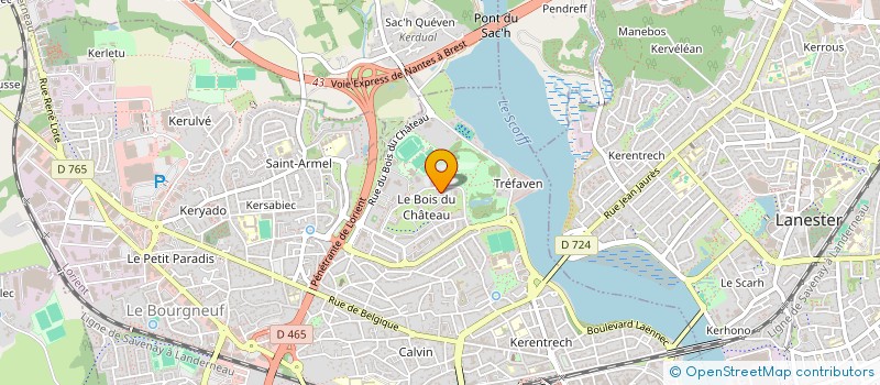 localisation de l'entreprise MONSIEUR ALSAID ABAKAR GUMAA  LORIENT