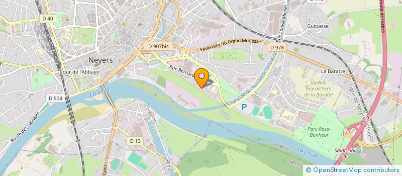 localisation de l'entreprise MONSIEUR ALSEINY DIALLO à NEVERS