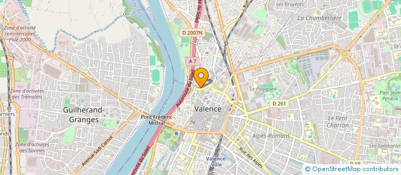 localisation de l'entreprise MONSIEUR ALSENY BARRY  VALENCE