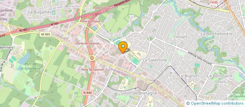 localisation de l'entreprise MONSIEUR ALSENY BARRY à ORVAULT