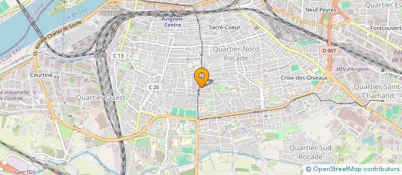 localisation de l'entreprise MONSIEUR ALSENY DIABY  AVIGNON