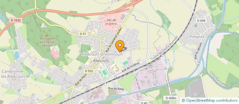 localisation de l'entreprise MONSIEUR ALSENY KEITA  RIBECOURT-DRESLINCOURT